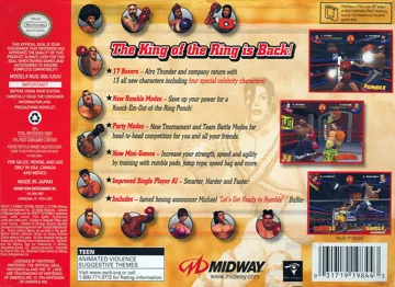 Ready 2 Rumble Boxing - Round 2 (USA) box cover back